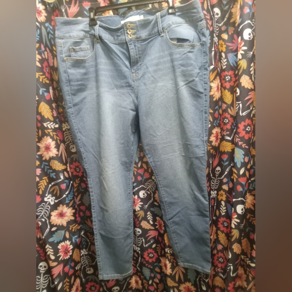 Torrid Medium Wash Jeggings Size 24R